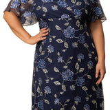 Sonnet Embroidered Cocktail Dress - Plus