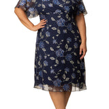 Sonnet Embroidered Cocktail Dress - Plus