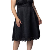Pin Up Boudoir Lace Cocktail Dress - Plus