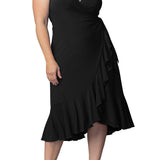 Laguna Sleeveless Wrap Dress - Plus