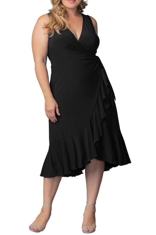 Laguna Sleeveless Wrap Dress - Plus