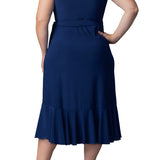 Laguna Sleeveless Wrap Dress - Plus