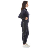 Women's Velour Zip-Front Jacket & Jogger Pants Set
