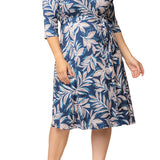 Signature Print Wrap Dress - Plus