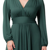 Kelsey Long Sleeve Maxi Dress - Plus