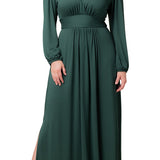 Kelsey Long Sleeve Maxi Dress - Plus