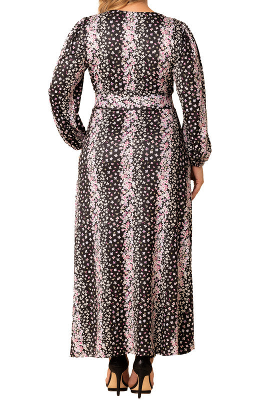 fall floral long sleeve maxi dress Long Sleeve Floral Maxi by LDT