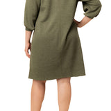 Madison Sweater Knit Shift Dress - Plus