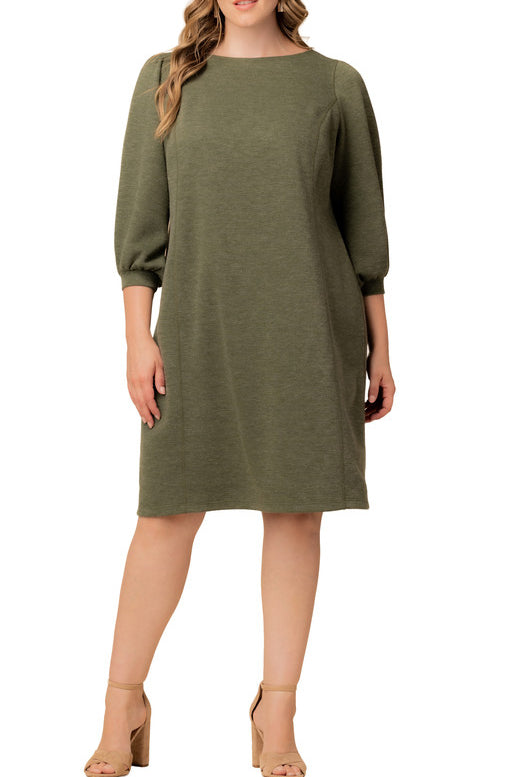 Madison Sweater Knit Shift Dress - Plus