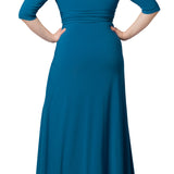 Evening Romance Gown  - Aegean Blue -  Plus
