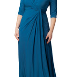 Evening Romance Gown  - Aegean Blue -  Plus