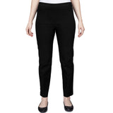 Alfred Dunner Petite Classic Allure Fit Proportioned Pant with Elastic Comfort Waistband Average Length