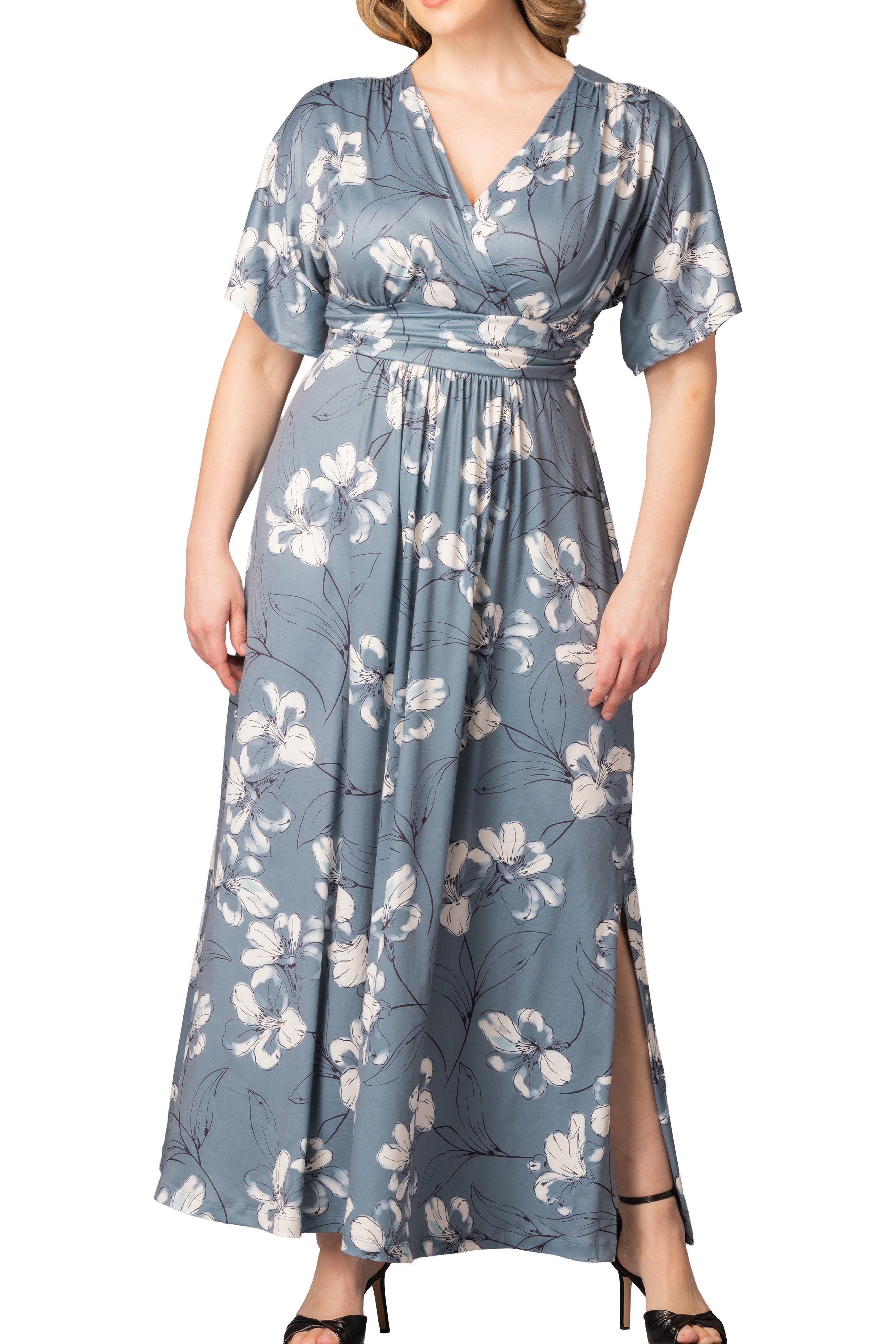 Vienna Maxi Floral Dress - Plus