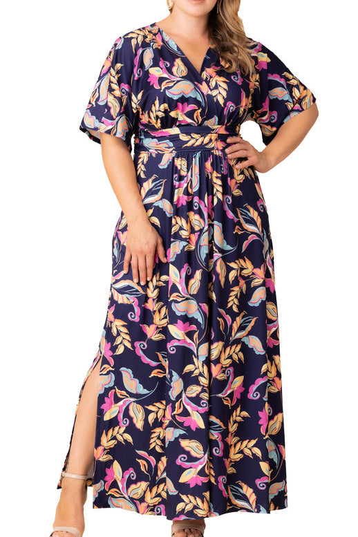 Vienna Maxi Floral Dress - Plus