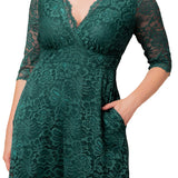 Maria Lace Evening Gown - Plus