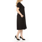 Women's Tee Swing Midi Dress