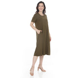 Women's Tee Swing Midi Dress