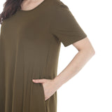 Women's Tee Swing Midi Dress