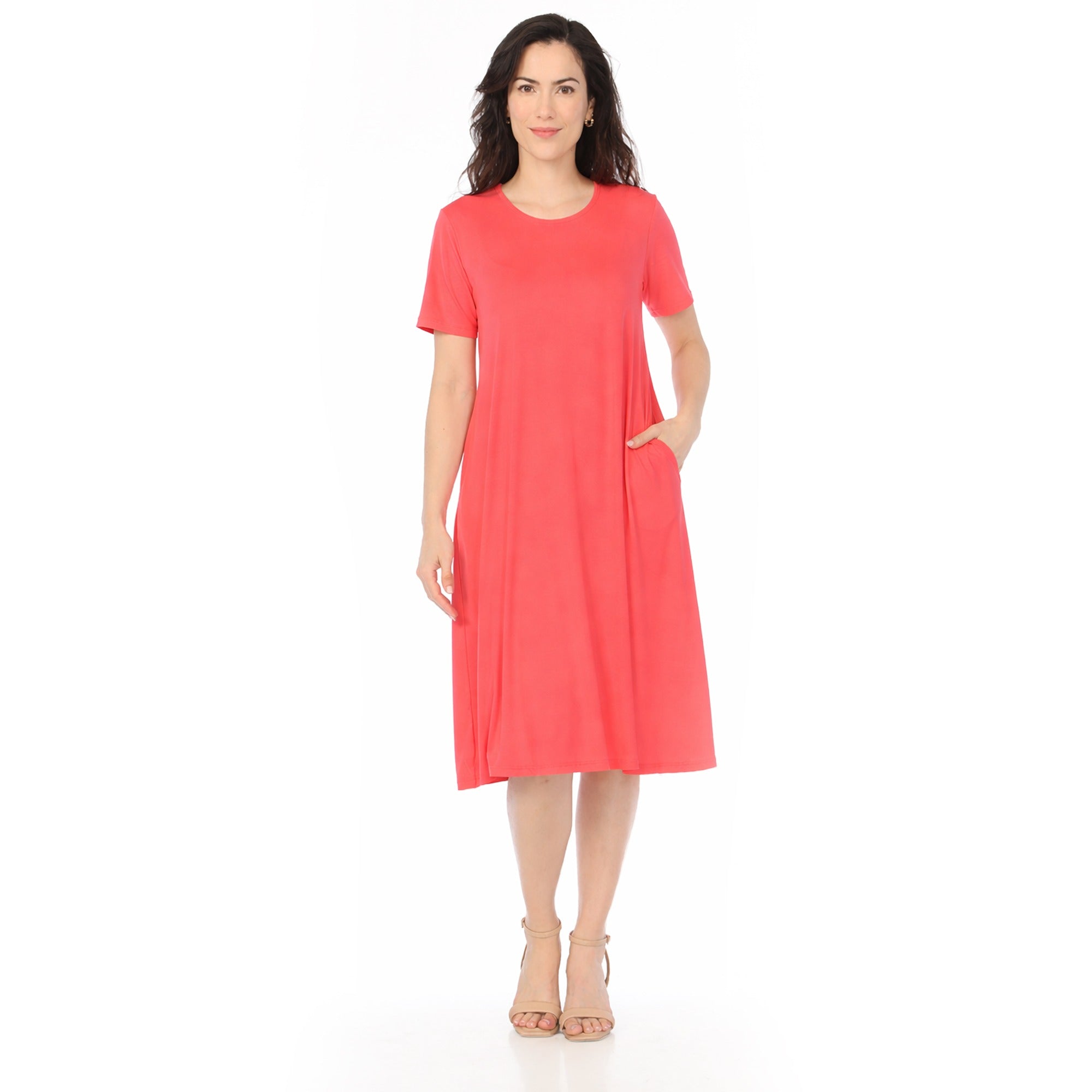 Women's Tee Swing Midi Dress