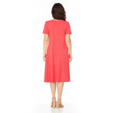 Women's Tee Swing Midi Dress