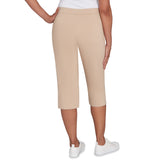 Alfred Dunner Women's Allure Stretch Clamdigger Pant
