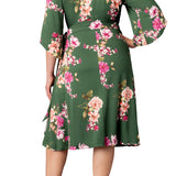 Gemini Wrap Dress - Plus