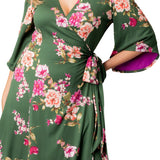 Gemini Wrap Dress - Plus