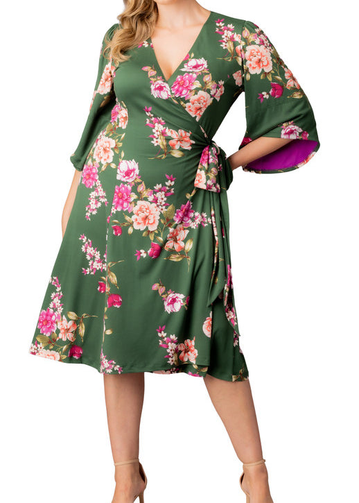 Gemini Wrap Dress - Plus Dressbarn Gemini Wrap Dress - Plus Dressbarn