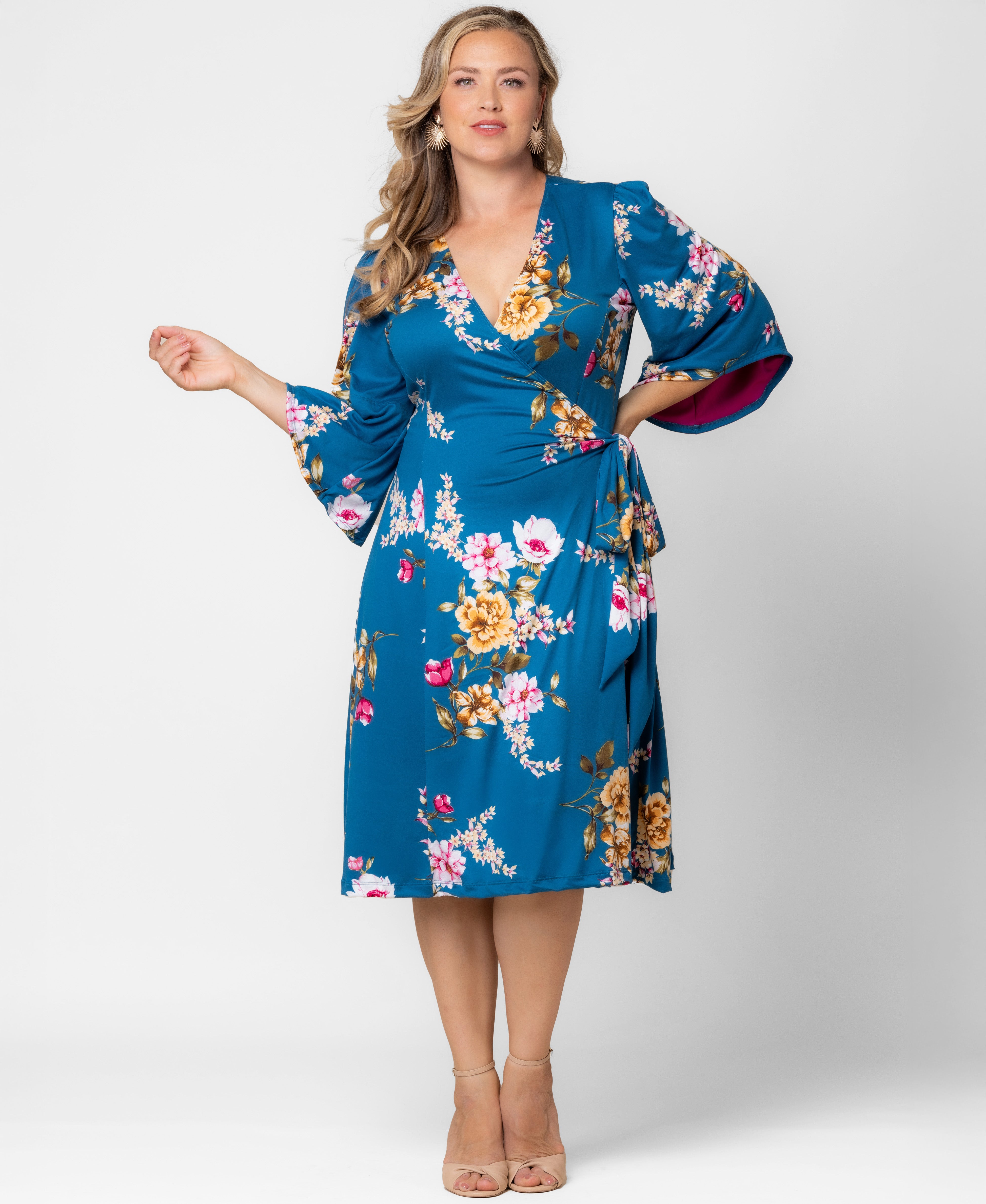 Gemini Wrap Dress - Plus