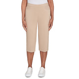 Alfred Dunner Women's Allure Stretch Clamdigger Pant