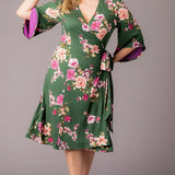 Gemini Wrap Dress - Plus
