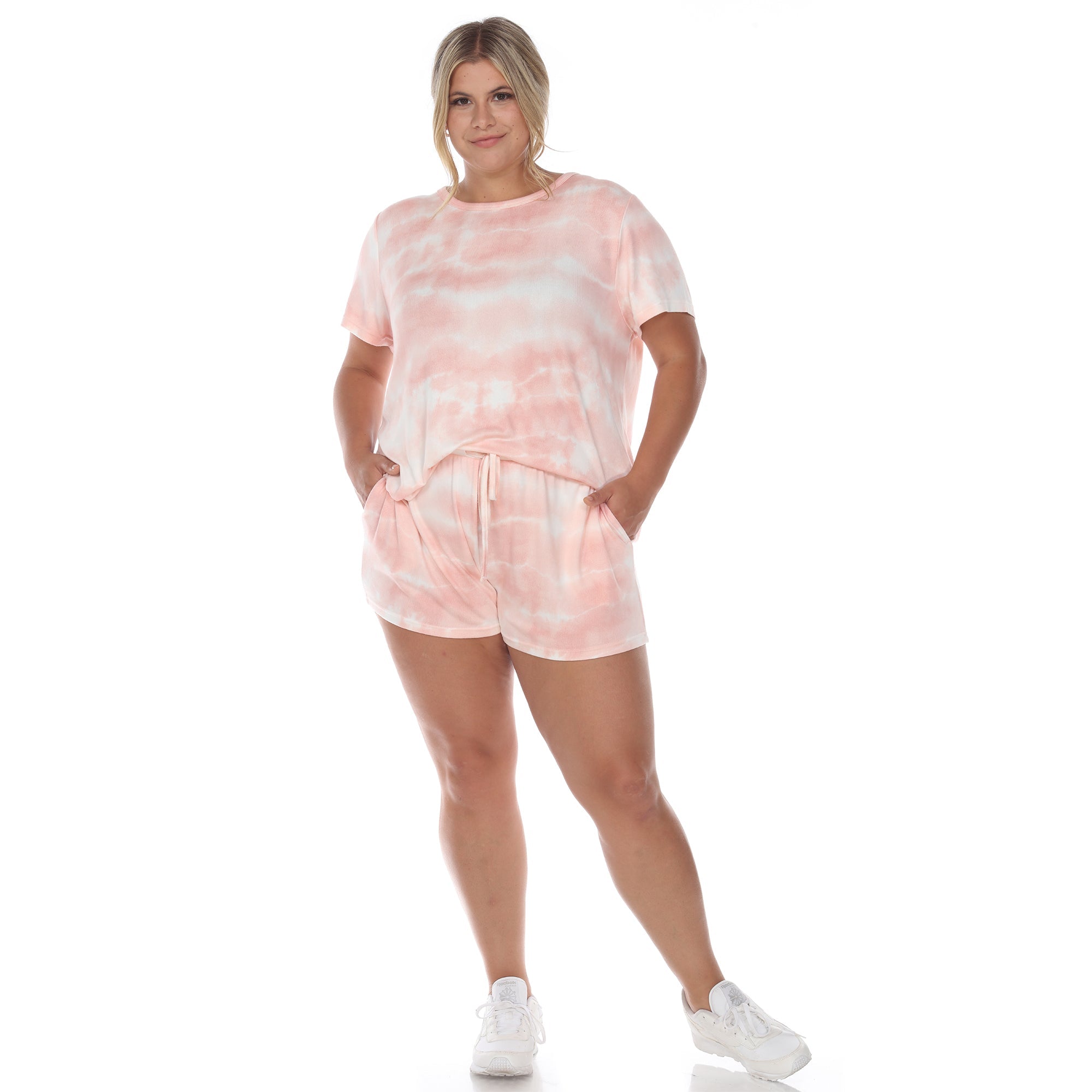 2 Piece Top & Shorts Lounge Set - Plus - DressbarnLounge Sets