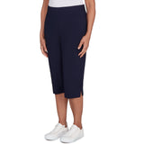 Alfred Dunner Women's Allure Stretch Clamdigger Pant