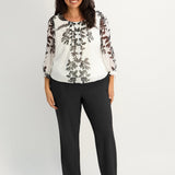 Roz & Ali™ Secret Agent Pull On Tummy Control Pants Straight Leg - Plus