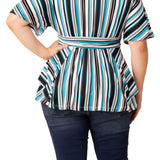 Boulevard Stripe Top - Plus