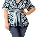 Boulevard Stripe Top - Plus