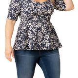 Posh Peplum Top - Plus