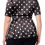 Posh Peplum Top - Plus
