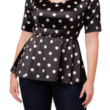 Posh Peplum Top - Plus