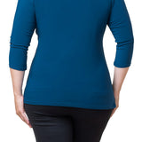 Femme Fatale Faux Wrap Top - Plus