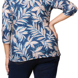 Femme Fatale Floral Faux Wrap Top - Plus