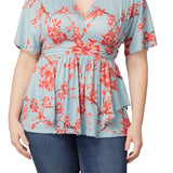 Encore Print Top  -Cherry Blossom Print -  Plus