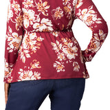 Abigail Long Sleeve Twist Top - Plus