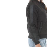 Women's Quilted Zip-Front Bomber Jacket