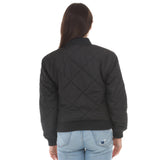 Women's Quilted Zip-Front Bomber Jacket
