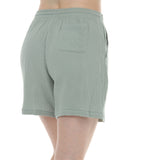 Women's Gauze Button-Front Shirt & Shorts Set - Olive