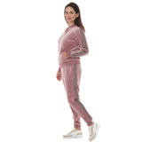Women's Velour Zip-Front Jacket & Jogger Pants Set