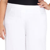 Alfred Dunner Women's Allure Stretch Clamdigger Pant - Plus
