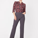 Roz & Ali™ Secret Agent Pull On Tummy Control Pants Cateye Pockets with Rivets, Tall Length Plus