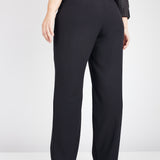 Roz & Ali™ Secret Agent Pull On Tummy Control Pants Cateye Pockets with Rivets, Short Length